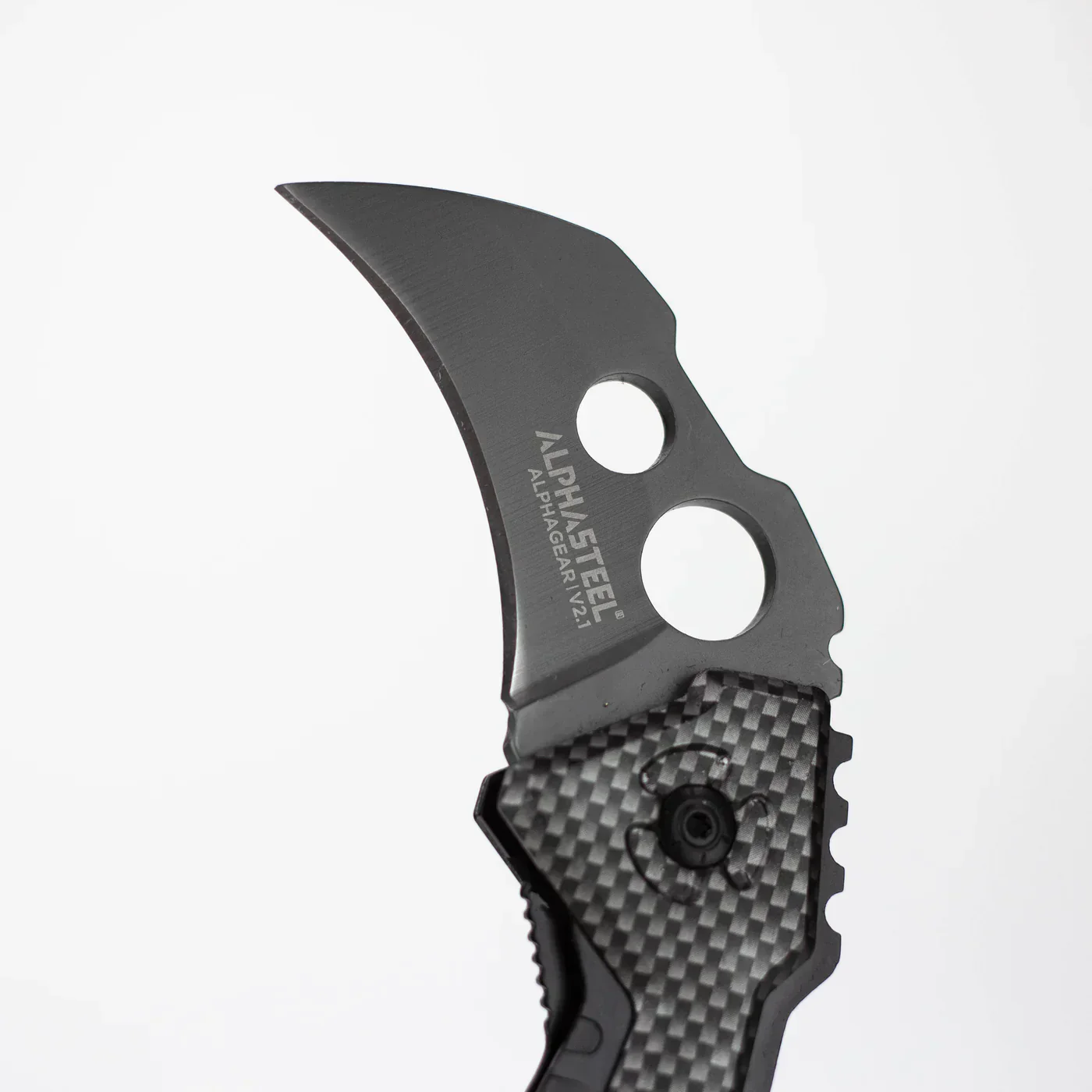 ALPHASTEEL - 7" Folding Pocket Knife - Void - Image 4