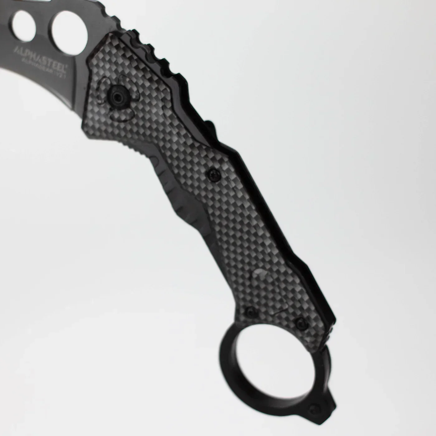 ALPHASTEEL - 7" Folding Pocket Knife - Void - Image 5
