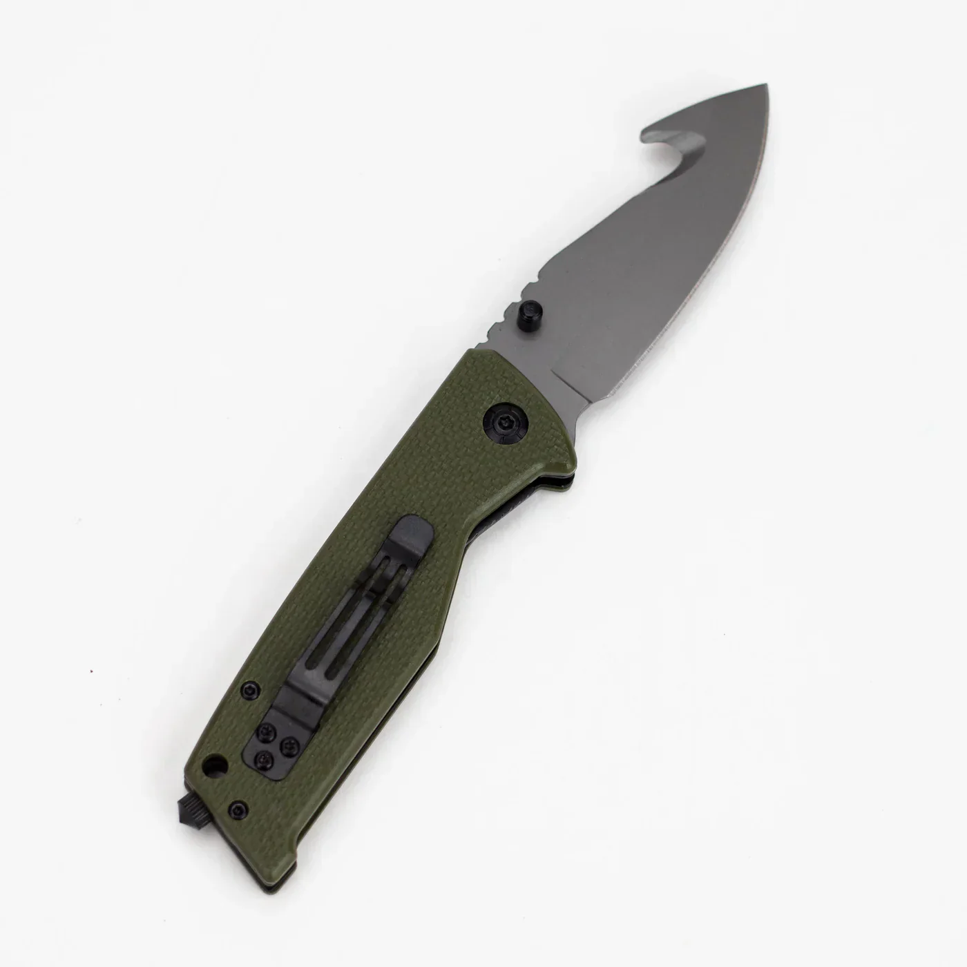 ALPHASTEEL - 8" Hunting Knife - Green Fold - Image 3