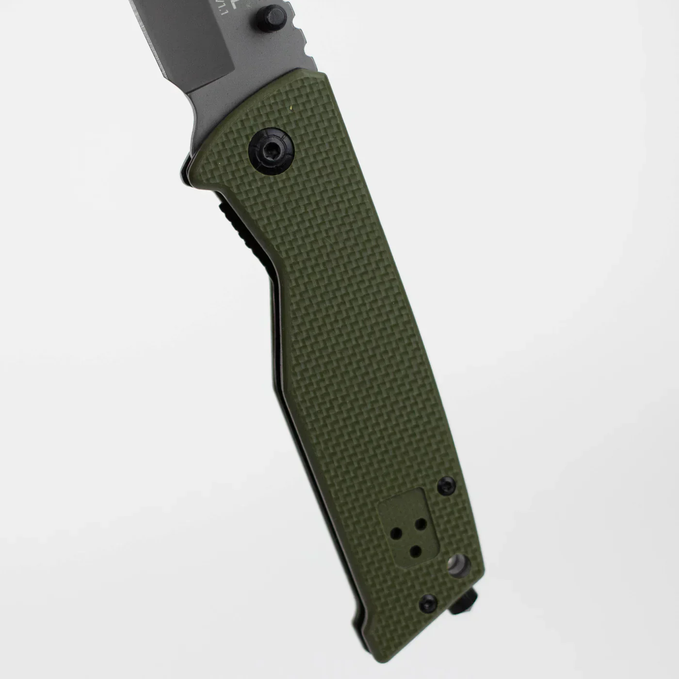 ALPHASTEEL - 8" Hunting Knife - Green Fold - Image 5