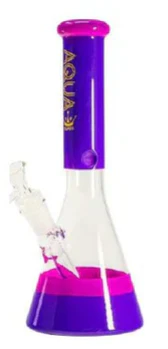 Aqua - 11″ Glass Bong with Bowl - Image 6