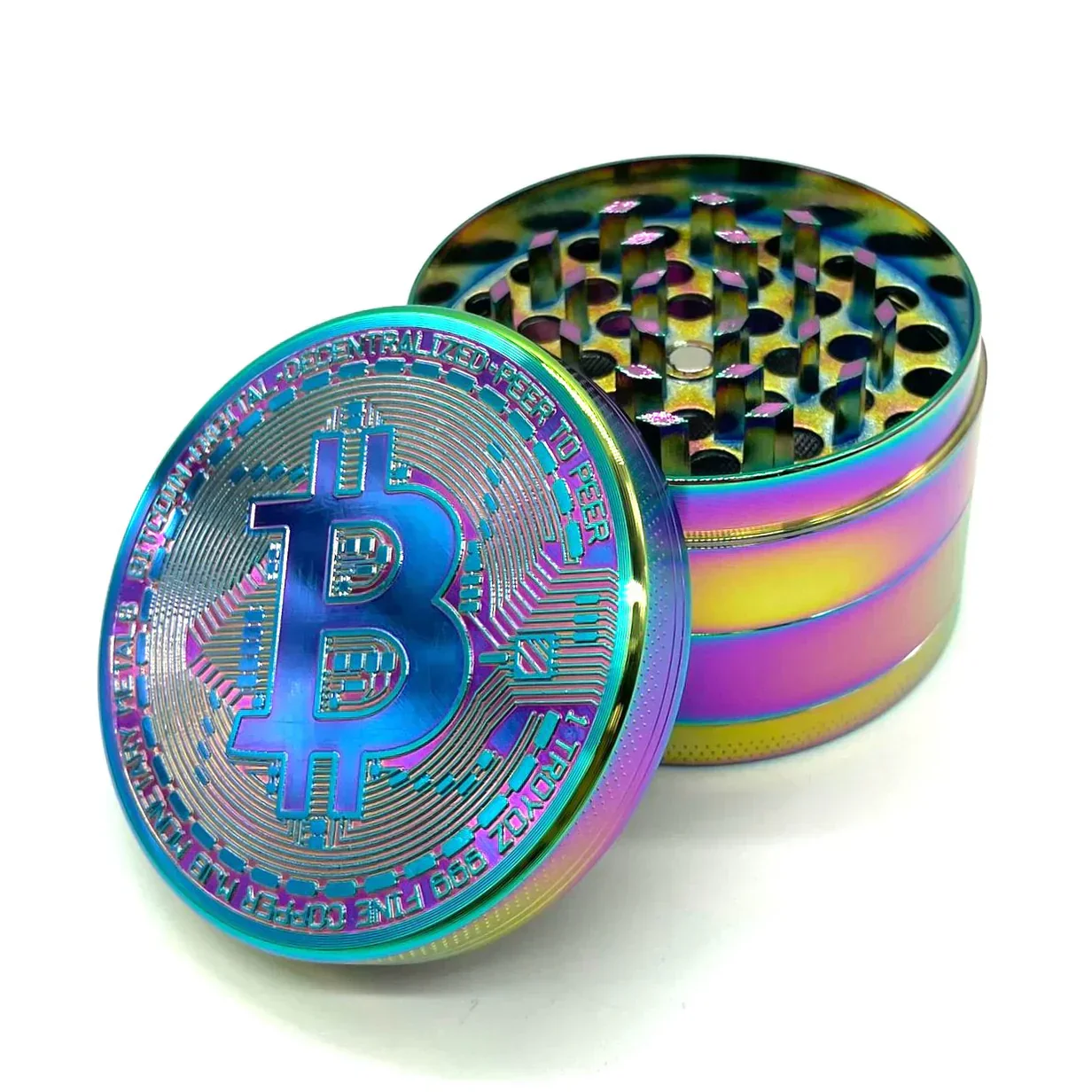 Bitcoin - 63mm 4-Pc Herb Grinder - Image 2