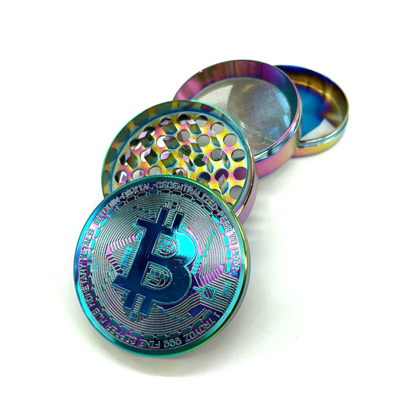 Bitcoin - 63mm 4-Pc Herb Grinder - Image 4