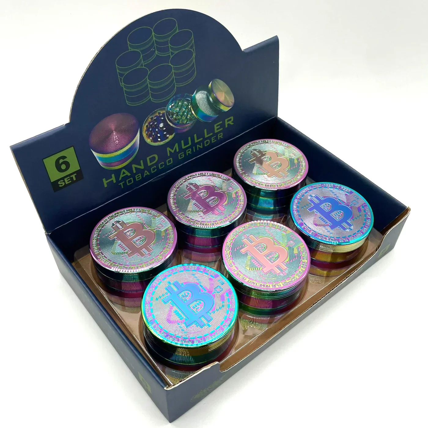 Bitcoin - 63mm 4-Pc Herb Grinder - Image 6
