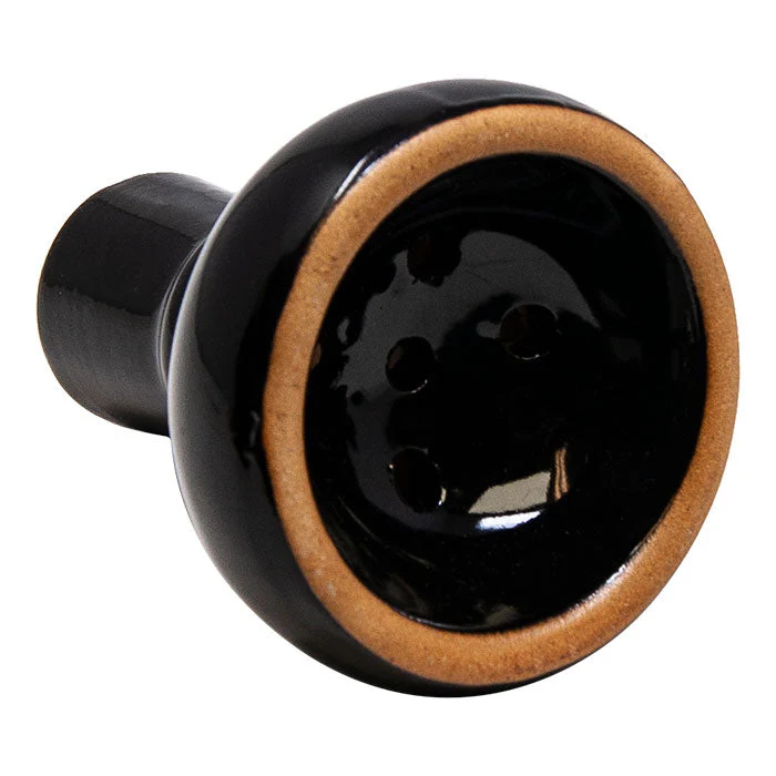 Black Ceramic Hookah Bowl - Image 2