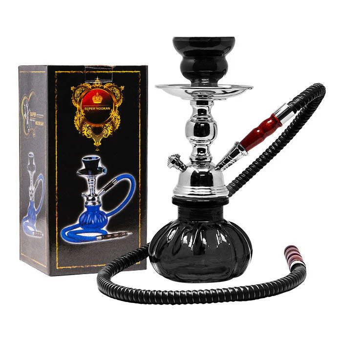 Black Pumpkin 10" Stainless Steel Hookah - Image 2