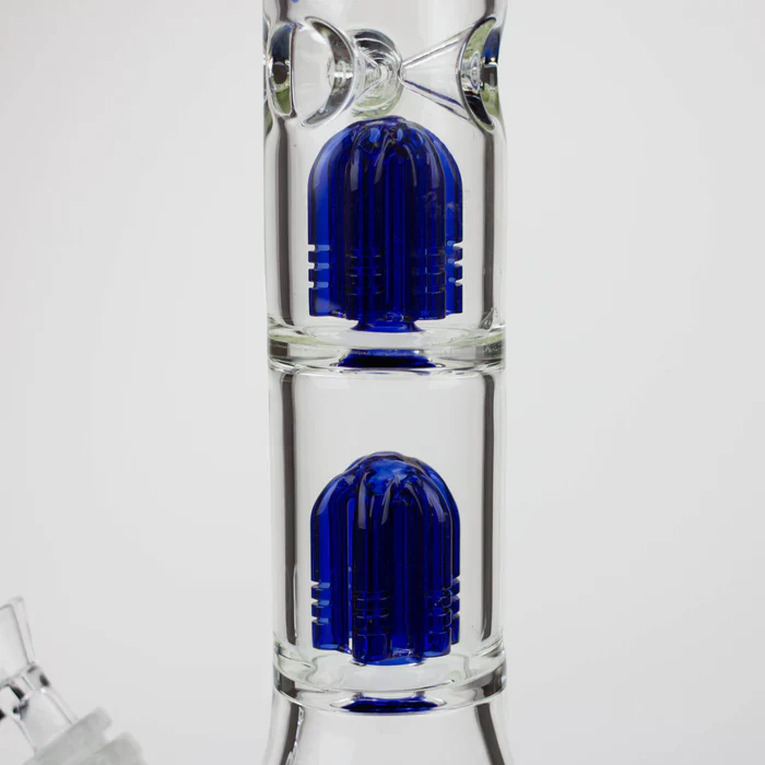 Blueberry 15" Dual Tree Percolator Beaker Bong - Image 2
