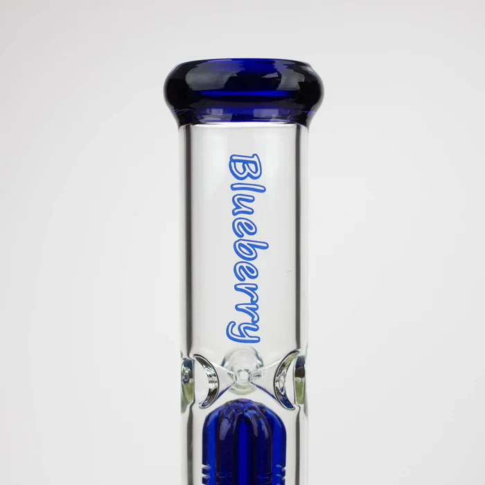 Blueberry 15" Dual Tree Percolator Beaker Bong - Image 4