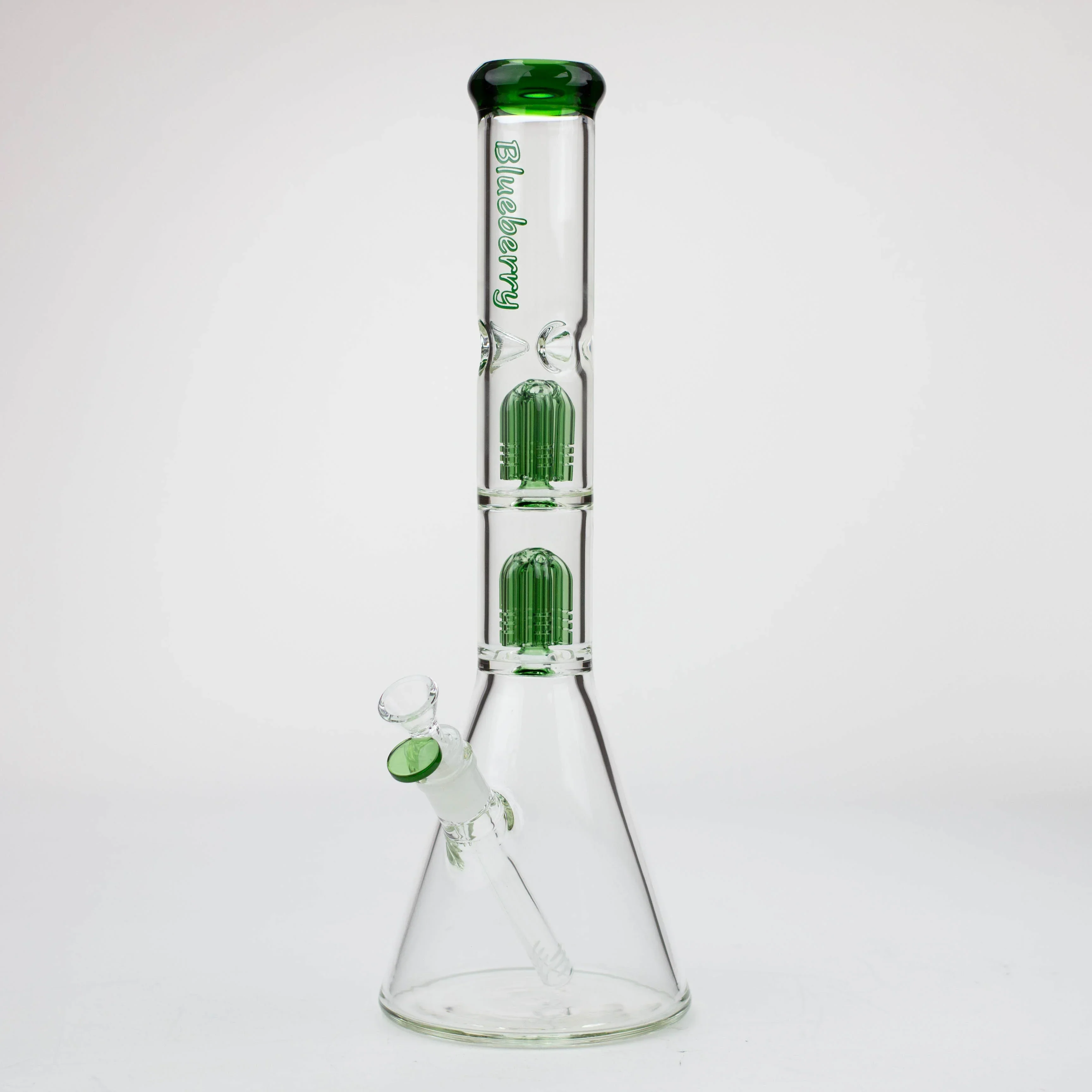 Blueberry 15" Dual Tree Percolator Beaker Bong - Image 6