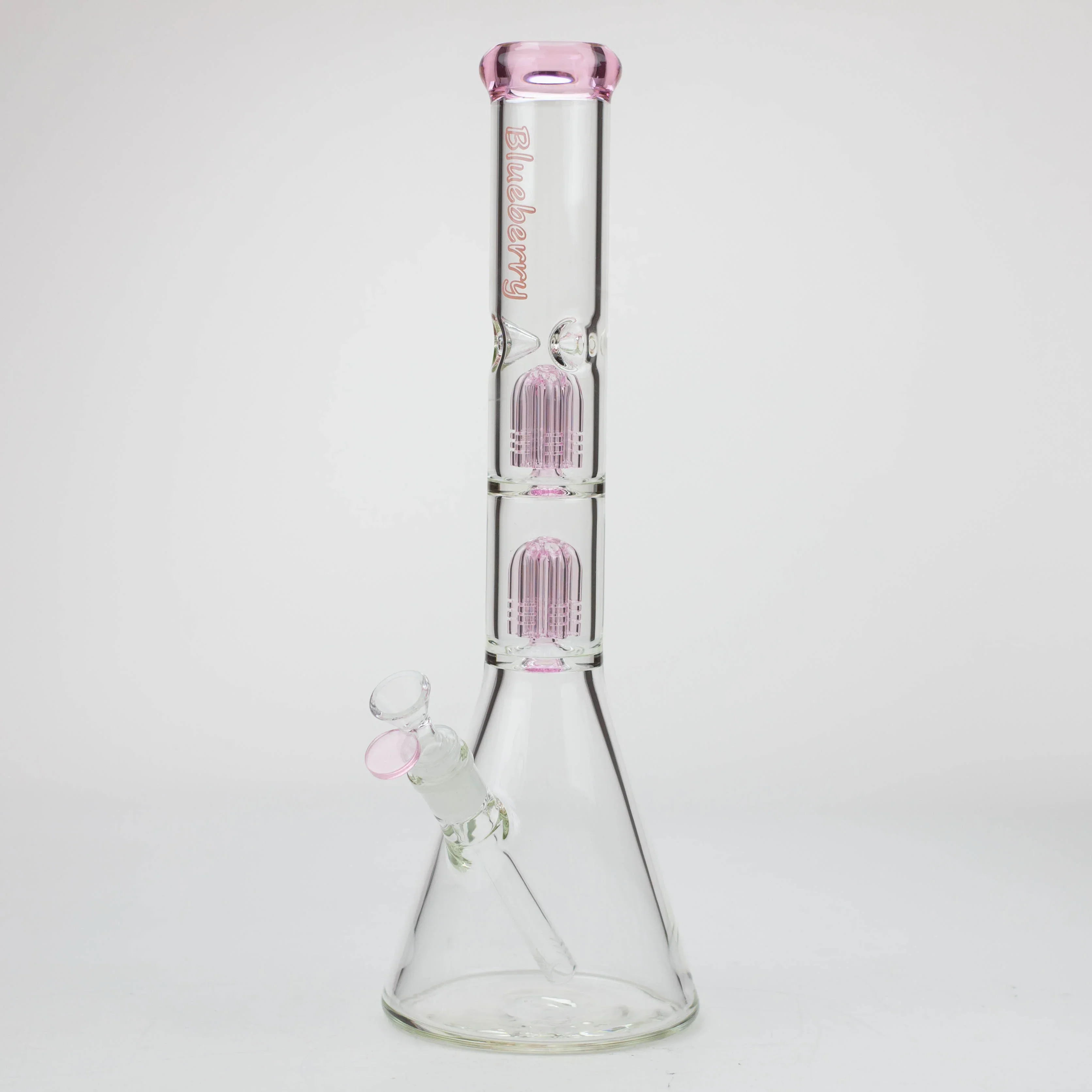Blueberry 15" Dual Tree Percolator Beaker Bong - Image 7