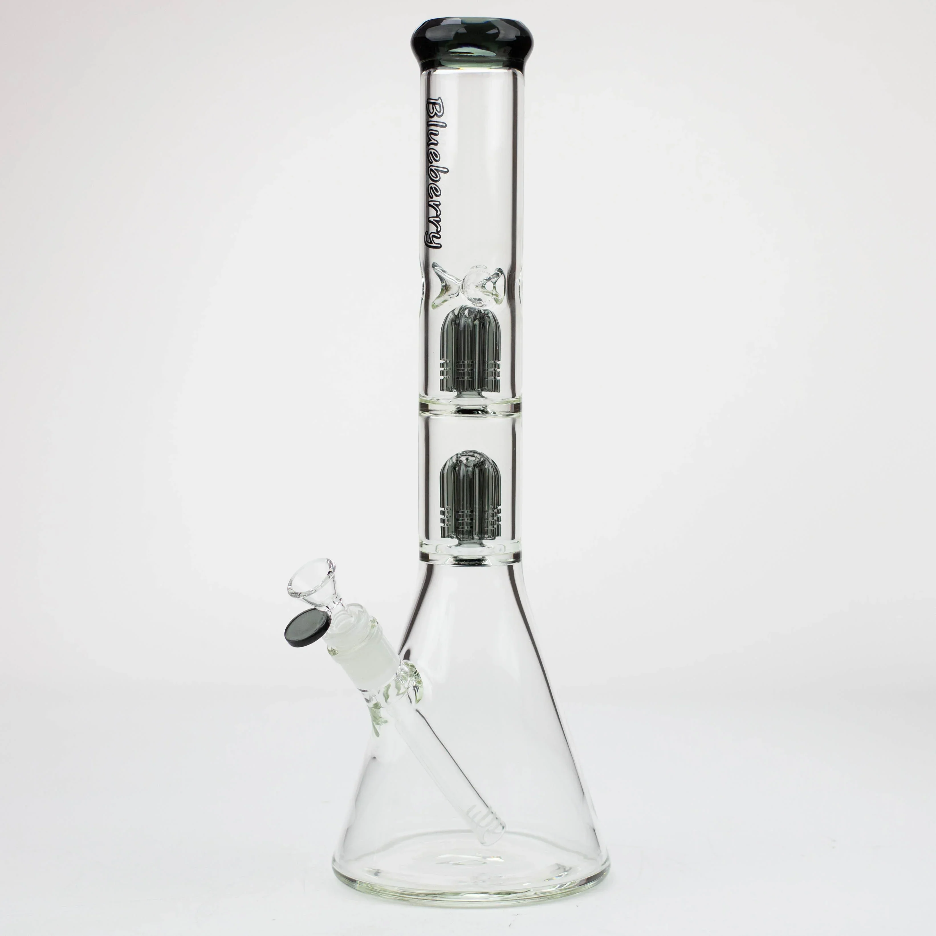 Blueberry 15" Dual Tree Percolator Beaker Bong - Image 8
