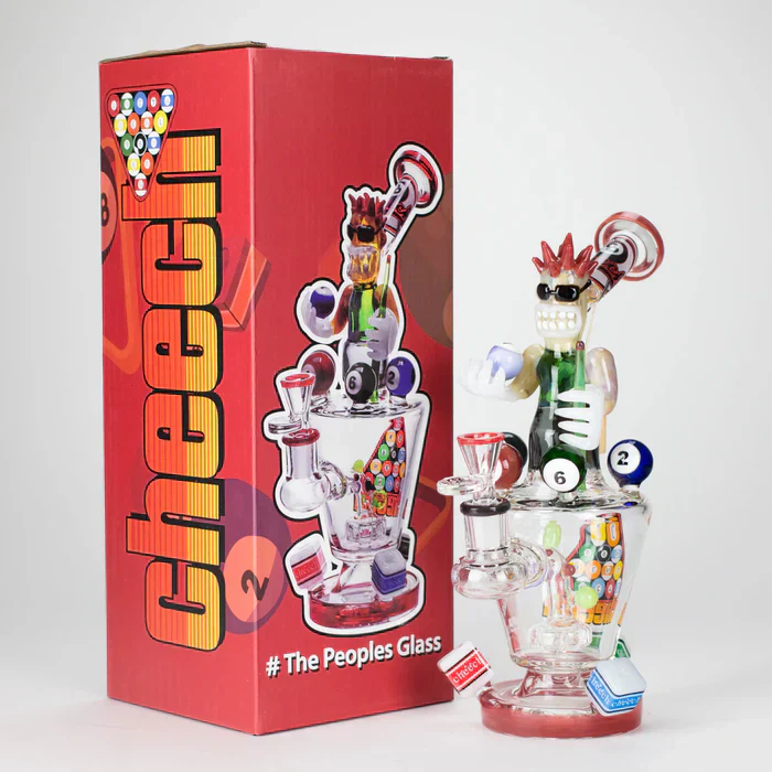 Cheech Glass - 11.5" Pool Hall Blazy Buddy Bong - Image 4