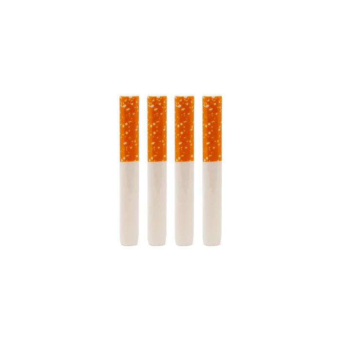 Cigarette Look 2" One Hitter Ceramic Bat