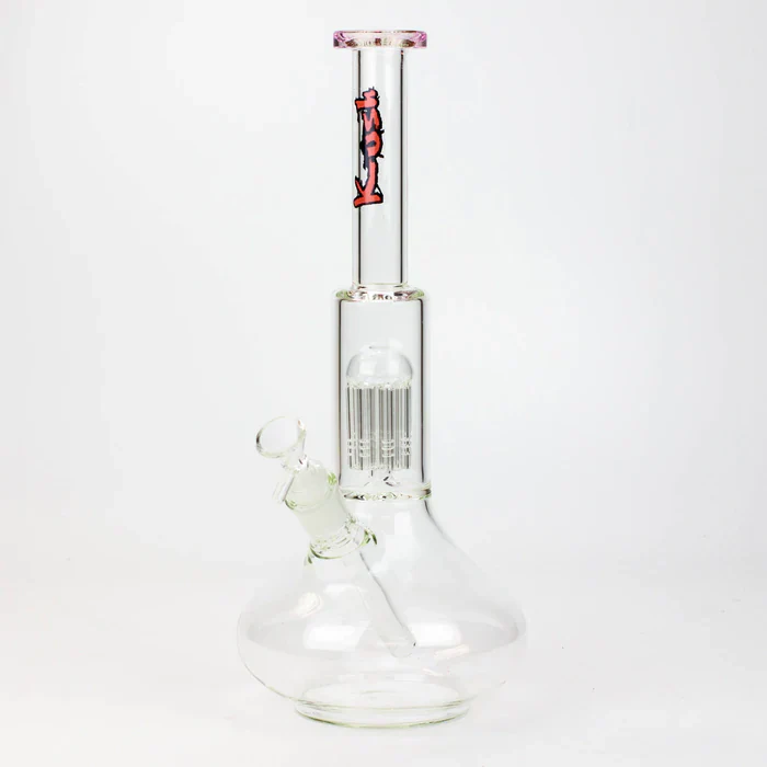 Kush 13" 8 Tree-Arm Round Base Glass Bong - Image 3
