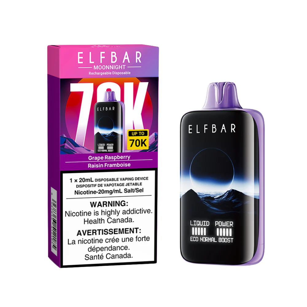 ELF Bar MoonNight Rechargeable Disposable Vape 20mL - Image 12