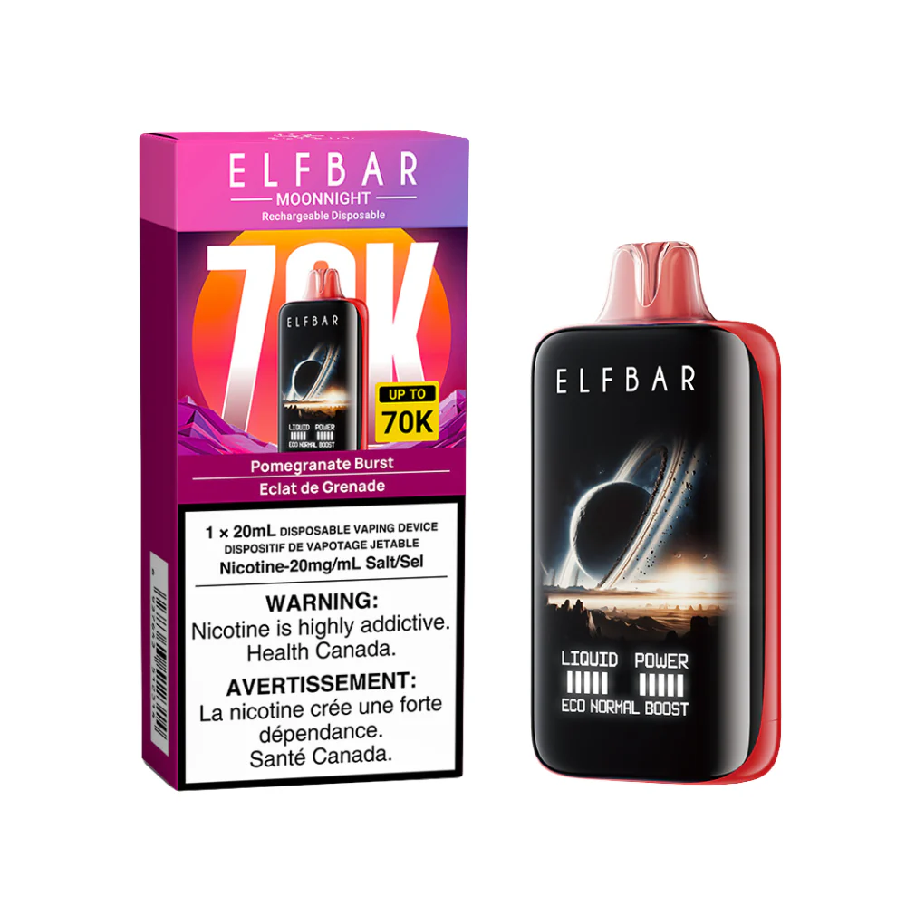 ELF Bar MoonNight Rechargeable Disposable Vape 20mL - Image 13
