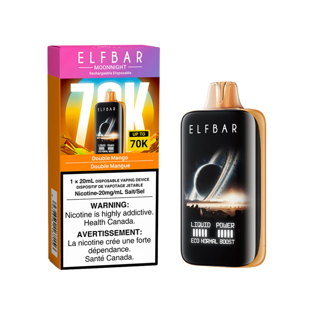 ELF Bar MoonNight Rechargeable Disposable Vape 20mL - Image 2