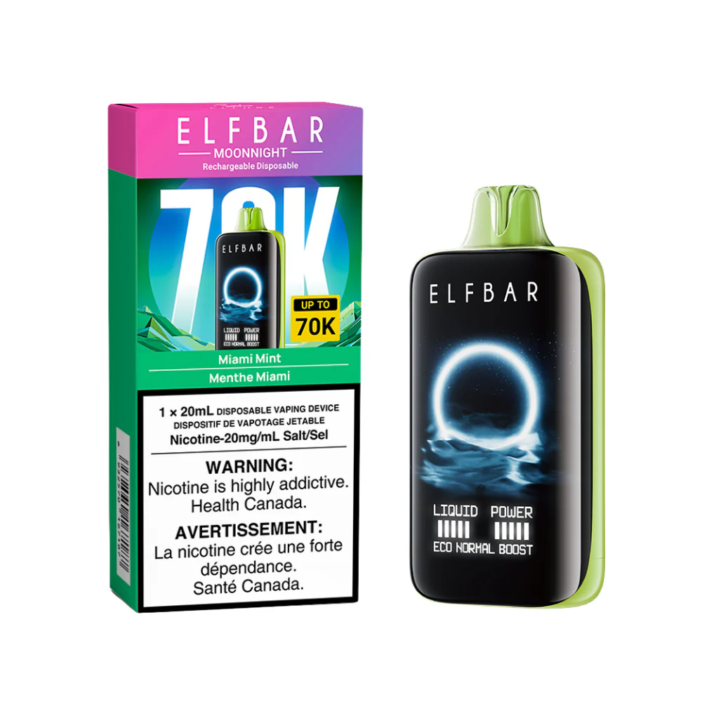 ELF Bar MoonNight Rechargeable Disposable Vape 20mL - Image 5