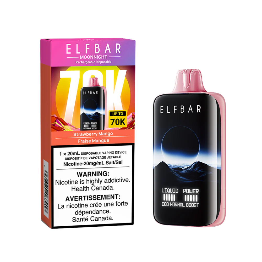 ELF Bar MoonNight Rechargeable Disposable Vape 20mL - Image 9