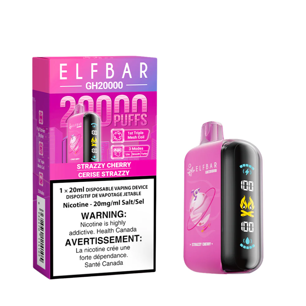 ELF Bar Rechargeable Disposable Vape GH20000 Puff Elfbar 20ml - Image 19