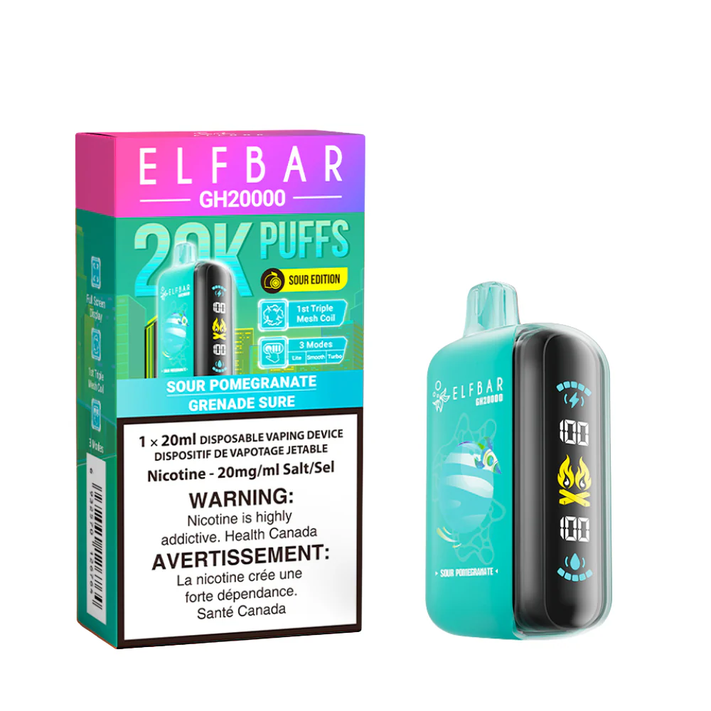 ELF Bar Rechargeable Disposable Vape GH20000 Puff Elfbar 20ml - Image 23