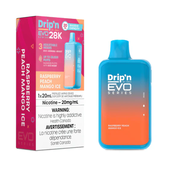 (Clearance) ENVI Drip'n EVO SERIES 28K Rechargeable Disposable Vape 20ml - Image 10