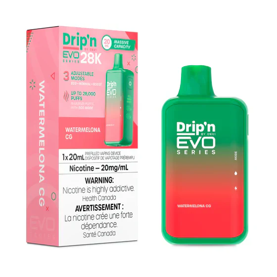 (Clearance) ENVI Drip'n EVO SERIES 28K Rechargeable Disposable Vape 20ml - Image 16