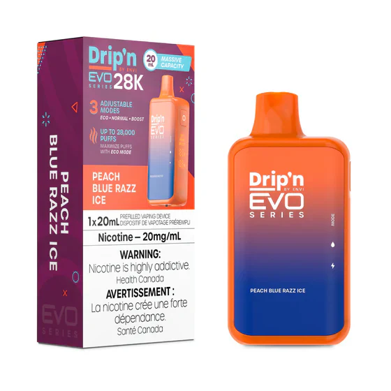 (Clearance) ENVI Drip'n EVO SERIES 28K Rechargeable Disposable Vape 20ml - Image 9