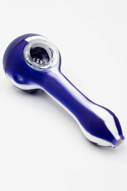 EYE Silicone Hand Pipe with Glass Bowl - Image 3