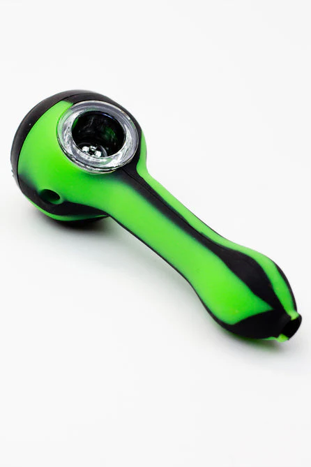 EYE Silicone Hand Pipe with Glass Bowl - Image 4