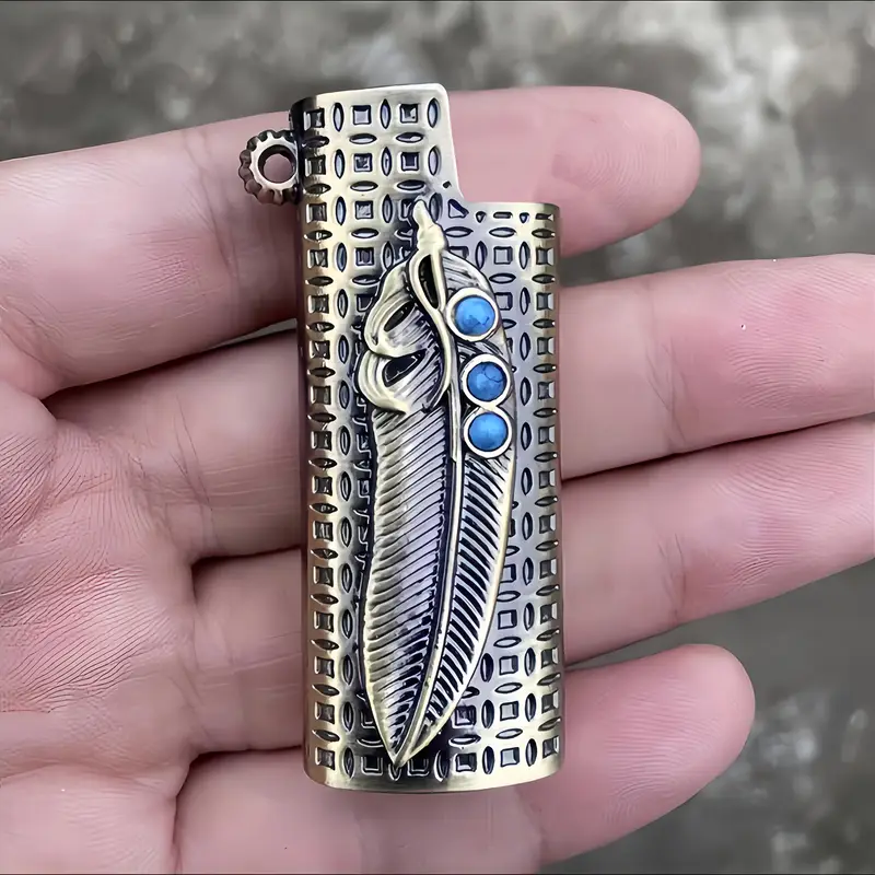 Feather Style Grid Lighter Case - Image 2