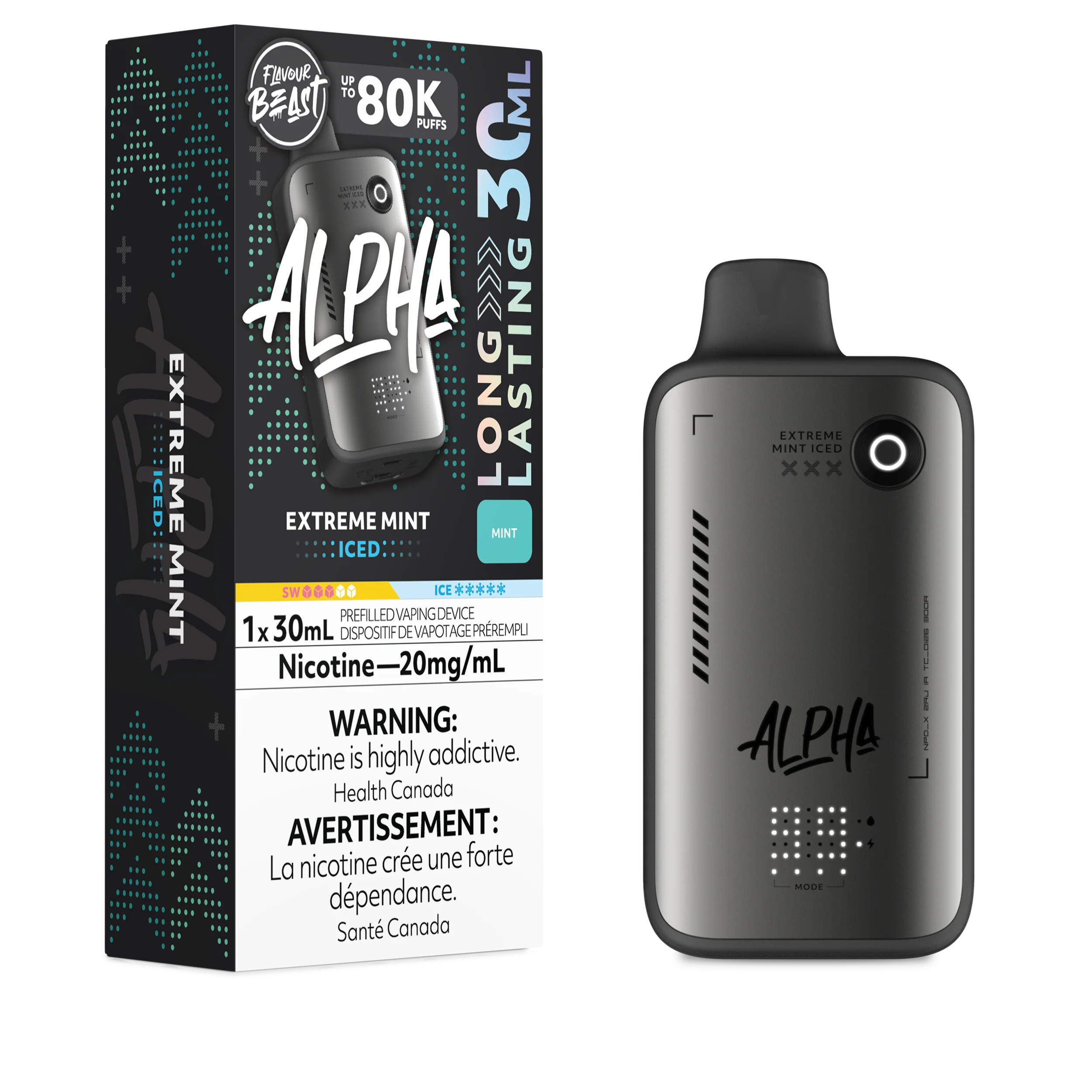 Flavour Beast Alpha Disposable Vape 30mL - Image 3