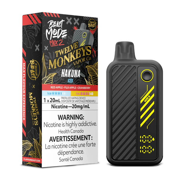 Flavour Beast Mode MAX 2 Disposable Vape 20mL - Image 61