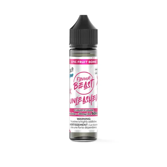 Flavour Beast Unleashed E-Liquid 60mL Salts - Epic Fruit Bomb Iced