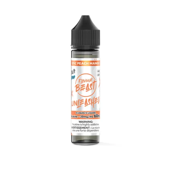 Flavour Beast Unleashed E-Liquid 60mL Salts - Epic Peach Mango Iced