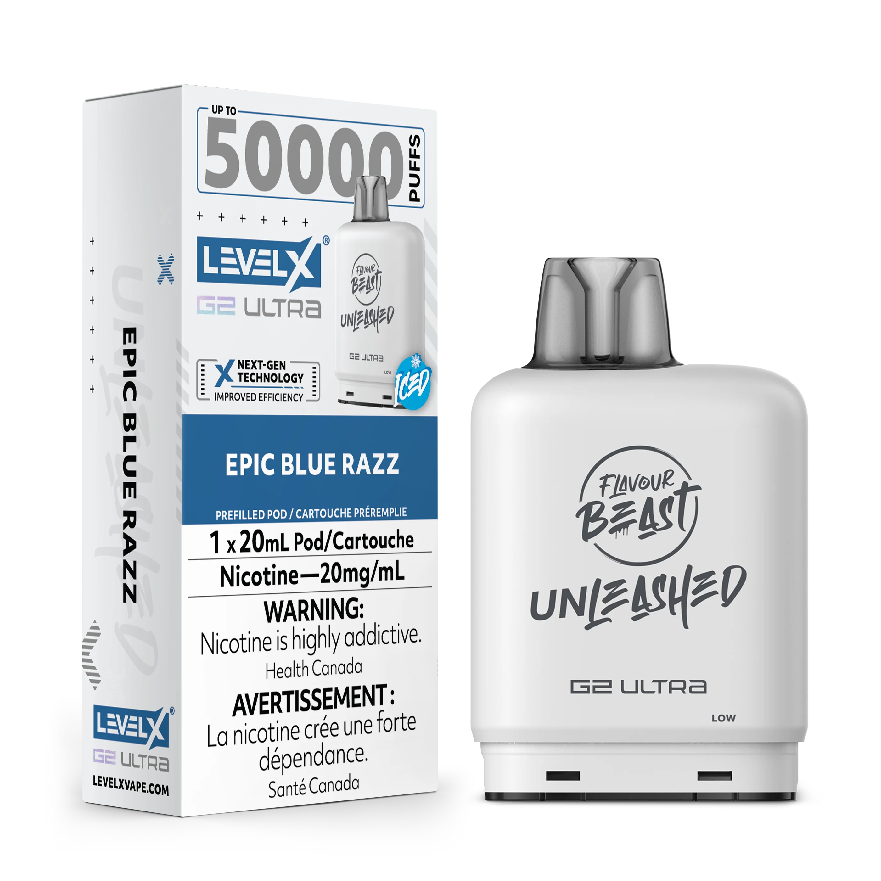 Flavour Beast Unleashed Level X G2 Ultra Replacement Pod 20mL