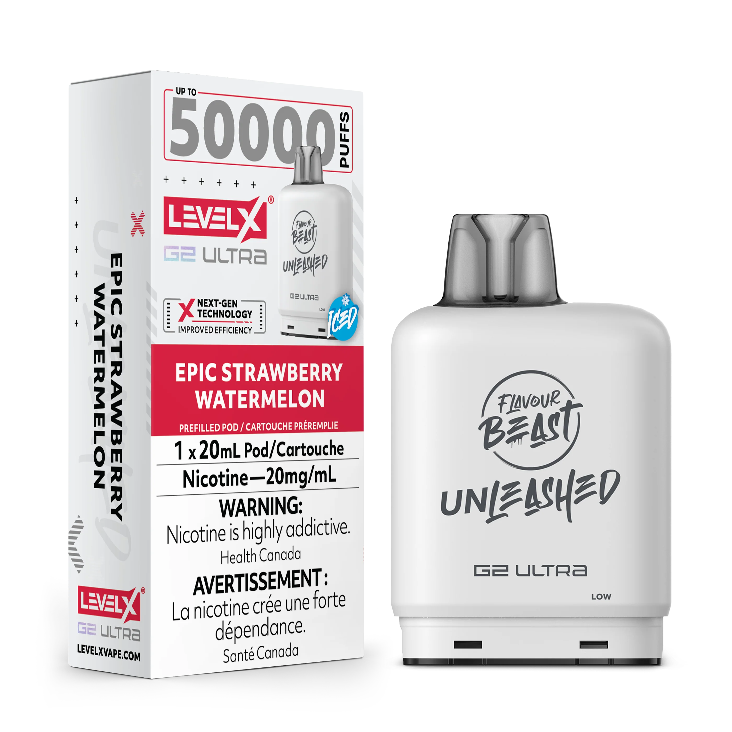 Flavour Beast Unleashed Level X G2 Ultra Replacement Pod 20mL - Image 9