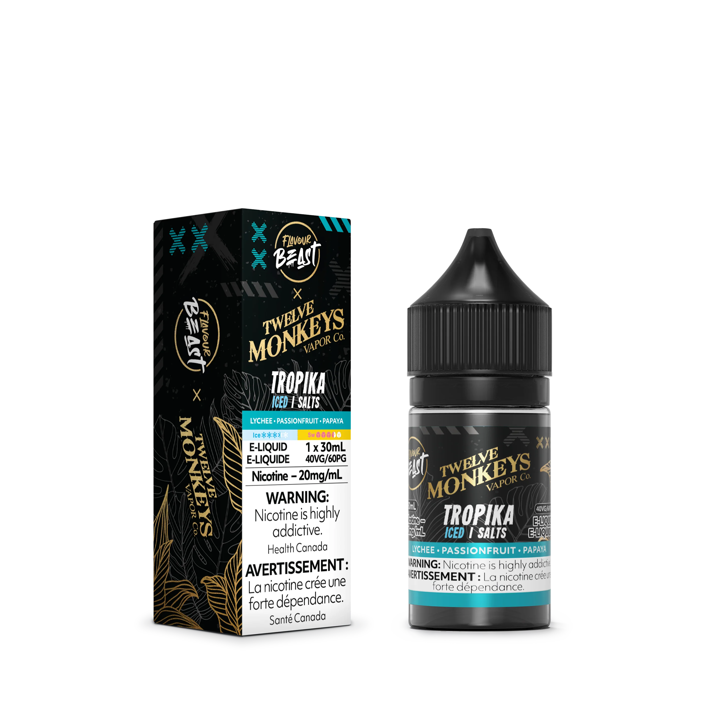 Flavour Beast x Twelve Monkeys E-Liquid - Tropika Iced