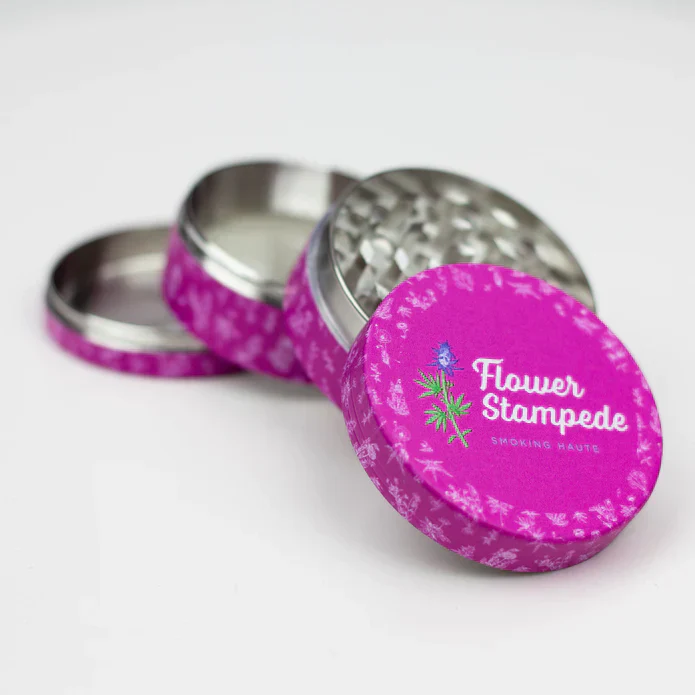 Flower Stampede 4-Layer Pink Grinder - Image 2