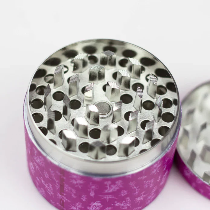Flower Stampede 4-Layer Pink Grinder - Image 4