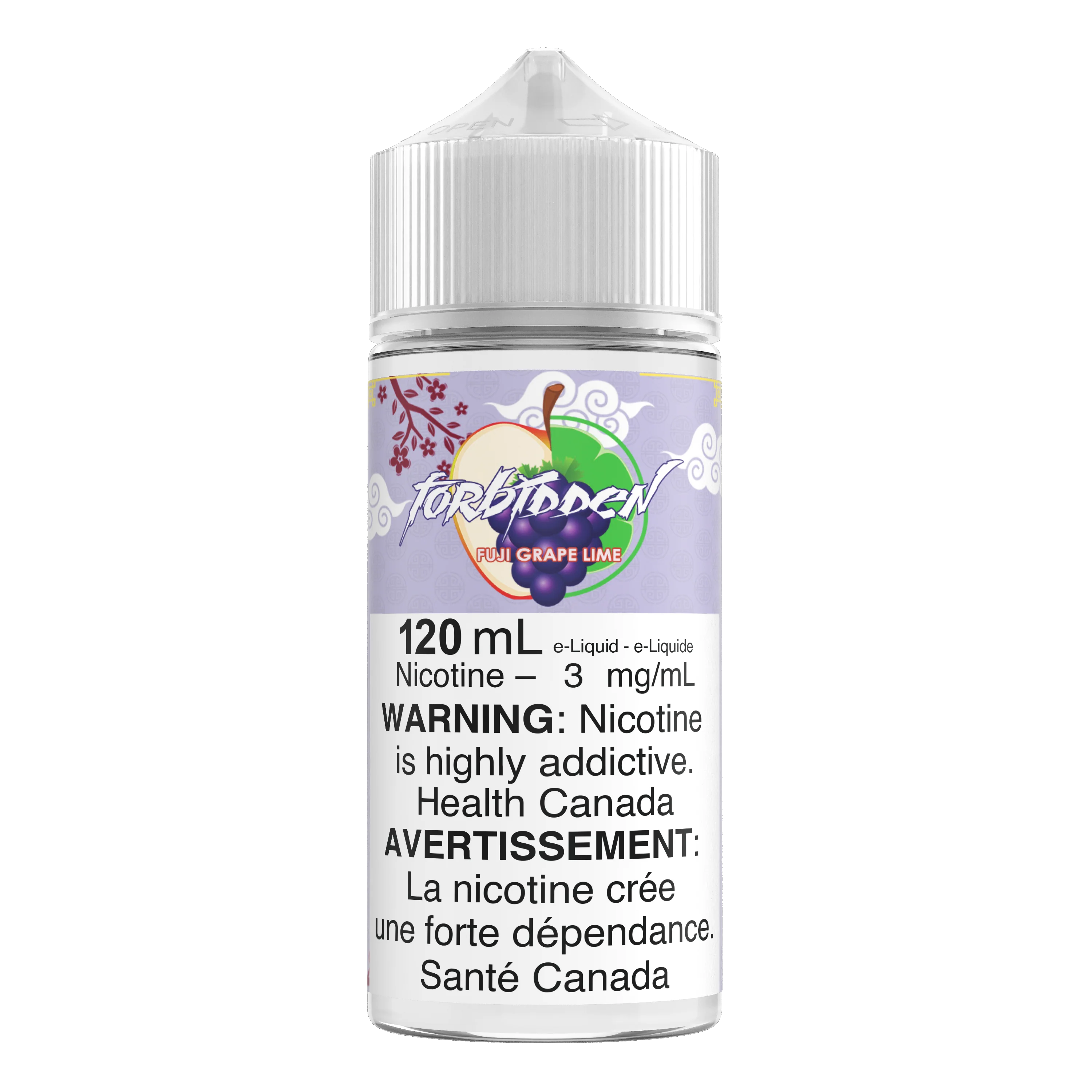 Forbidden 120mL E-liquid - Fuji Grape Lime