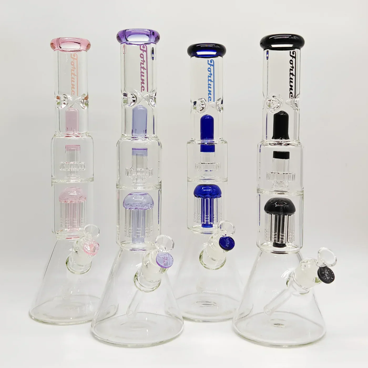 Fortune - 16" 7mm Double-Disk Percolator Beaker