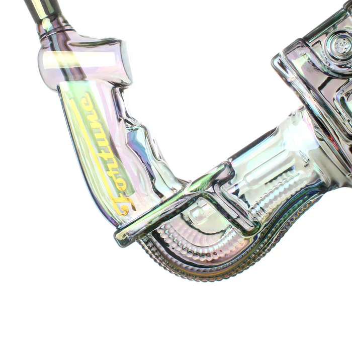 Fortune - 24" Electroplated Gatling Gun Glass Bong w/ Hardwood Stand - Image 6