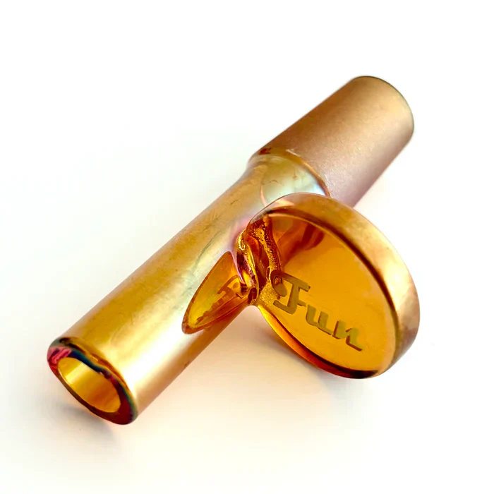 Fortune - 14mm Electroplate Glass Popper Bowl w/ Gold Logo - Image 8