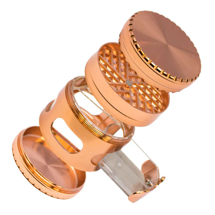Four Stage 63mm Aluminum Grinder Gun/Gold - Image 4