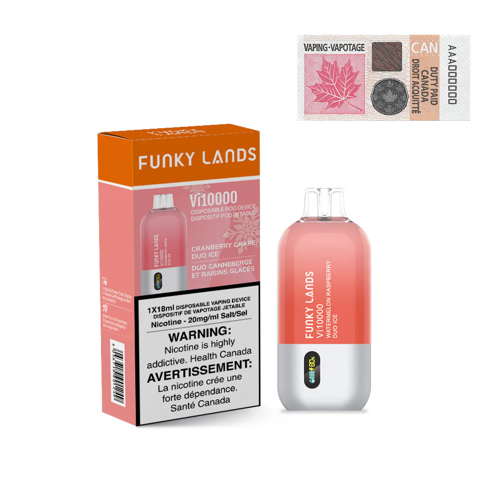 Funky Lands by ElfBar Vi10000 Rechargeable Disposable Vape 18ml - Image 8