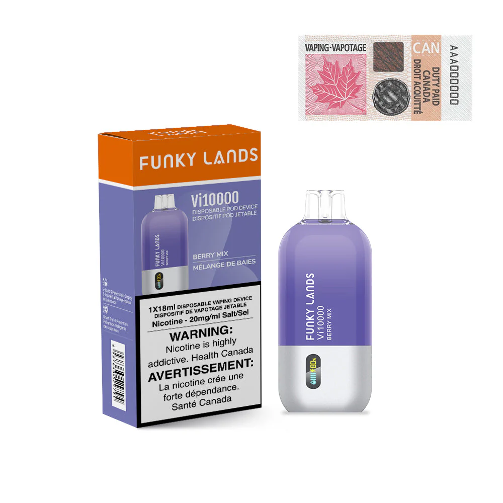 Funky Lands by ElfBar Vi10000 Rechargeable Disposable Vape 18ml - Image 9