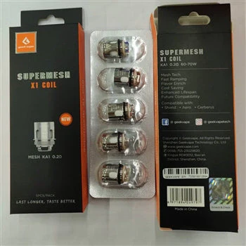GeekVape Super Mesh Replacement Coil for Shield-Aero-Cerberus-SE 5pcs - Image 2