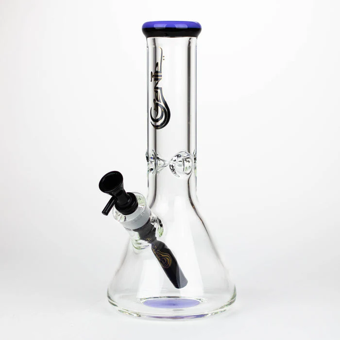 Genie 12" Classic Beaker 9mm Glass Water Bong - Image 4