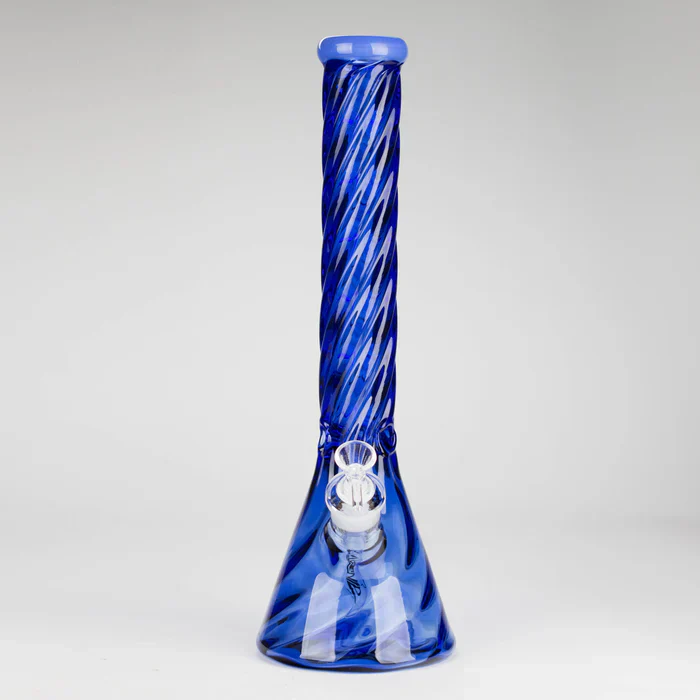 Genie - 16" 9mm Twist Glass Beaker Bong - Image 12
